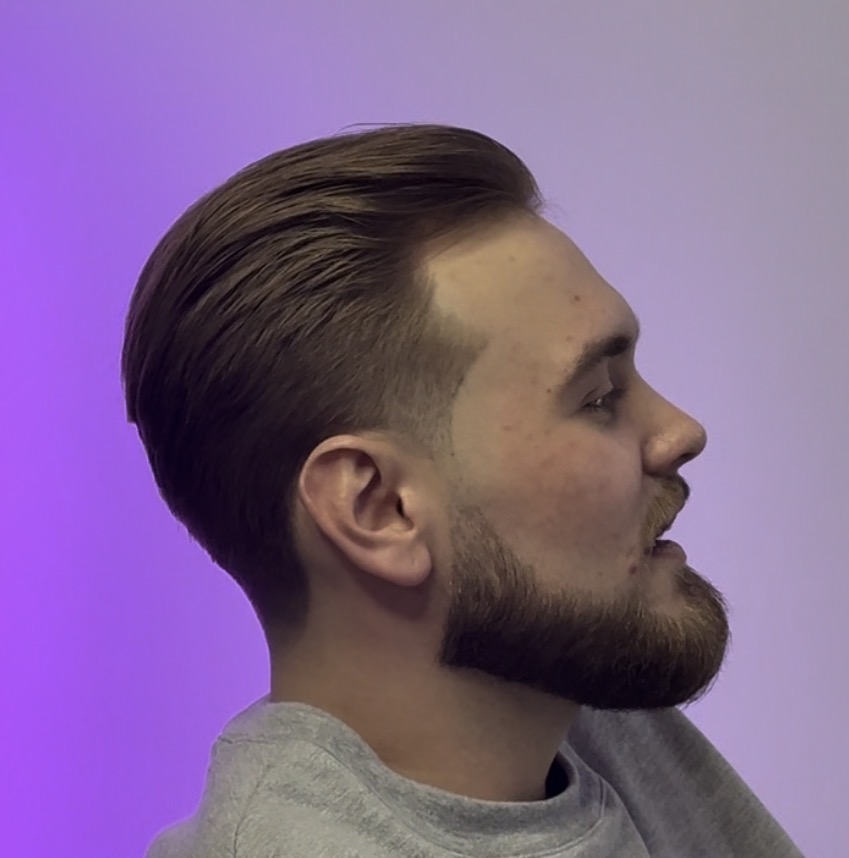 Bald fade haircut